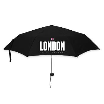 London Bold Bloc UK Flag - Umbrella (small) - black - Front