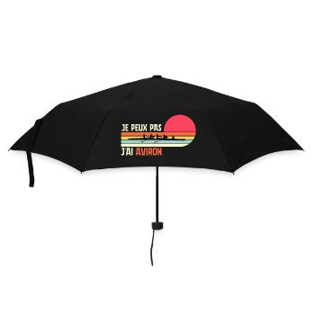 I can't I rowing gift birthday humor - Umbrella (small) - black - Front