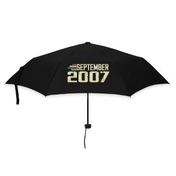 September 2007 Vintage Geschenkidee September 2007 - Regenschirm (klein) - Schwarz - Vorne