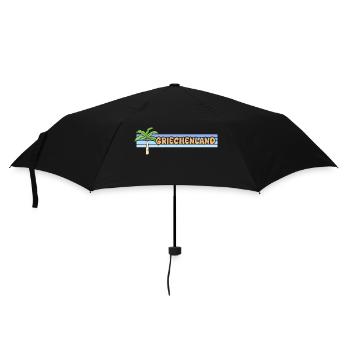 Greece as a holiday - Umbrella (small) - black - Front