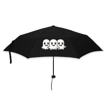 Fantômes Halloween Mignon - Parapluie standard - noir - Devant