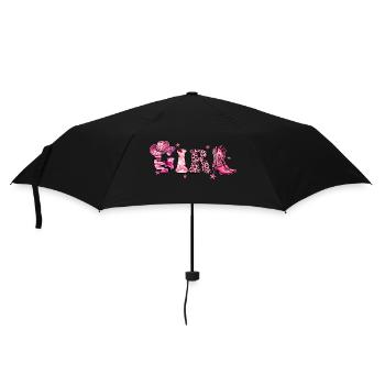 Cowboy Funny Women Hat Wild Western Rodeo Music - Umbrella (small) - black - Front