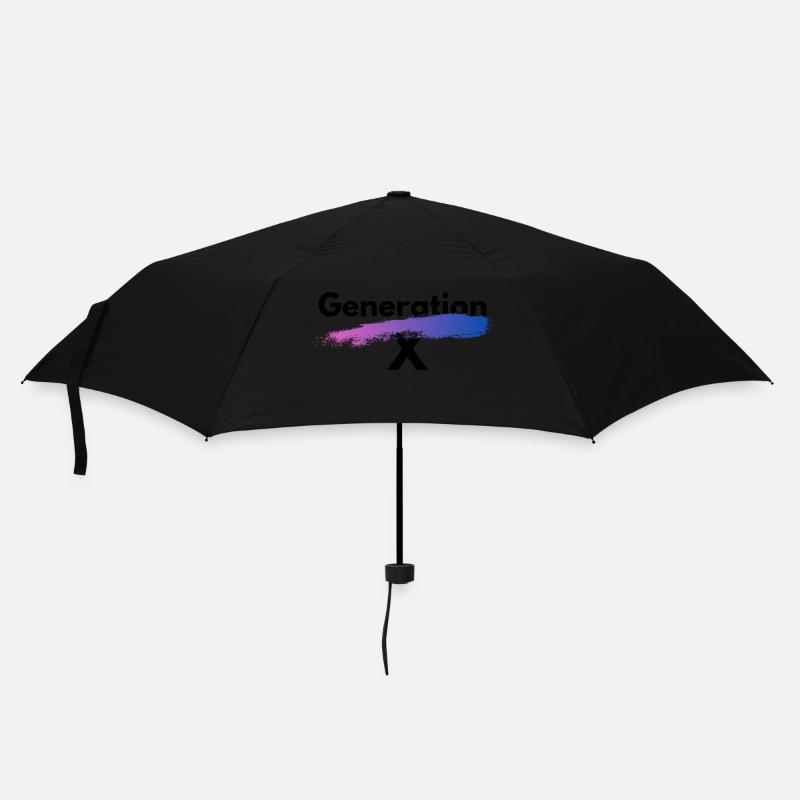 Generation X - Regenschirm (klein) - Schwarz