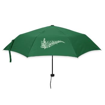 Christmas Sheet Music - Umbrella (small) - bottlegreen - Front