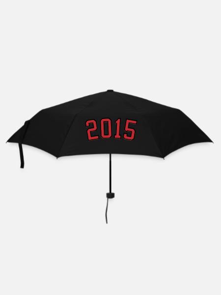 Sport Geburtsjahr 2015 - Regenschirm (klein) - Schwarz