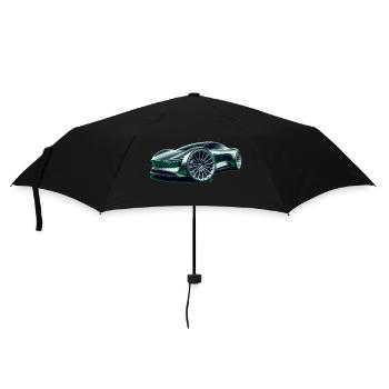 Futuristic super car - Umbrella (small) - black - Front