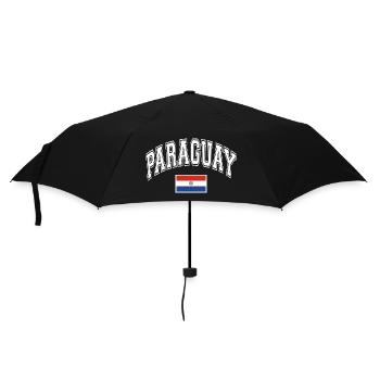 Paraguay Flagge - Regenschirm (klein) - Schwarz - Vorne