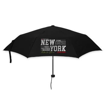 New York Street Style Denim Design - Parapluie standard - noir - Devant
