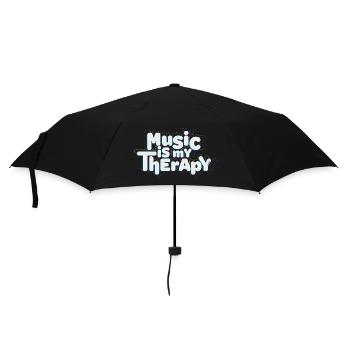 La musique est ma thérapie - Parapluie standard - noir - Devant