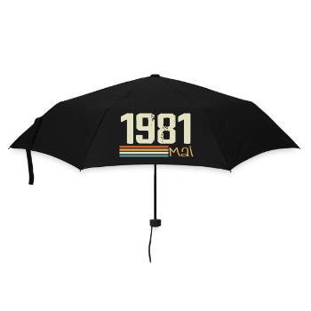 Mai 1981 - Regenschirm (klein) - Schwarz - Vorne