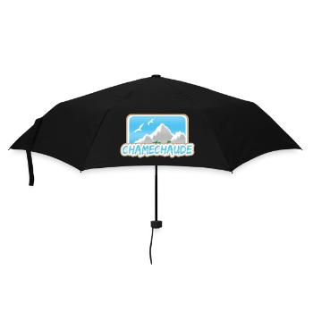 Geschenk für Chamechaude - Regenschirm (klein) - Schwarz - Vorne