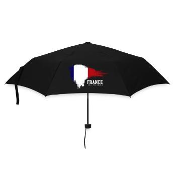 France Flag Brush Pride - Umbrella (small) - black - Front