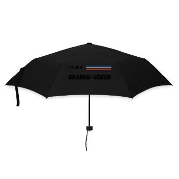 super grande-sœur - t-shirt assorti - Parapluie standard - noir - Devant