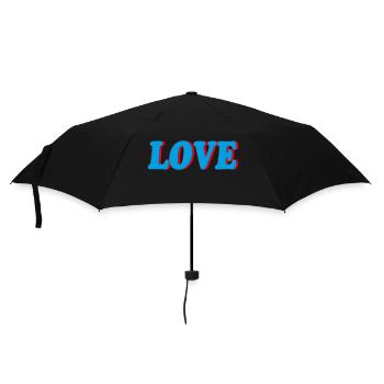 AMOUR - Parapluie standard - noir - Devant