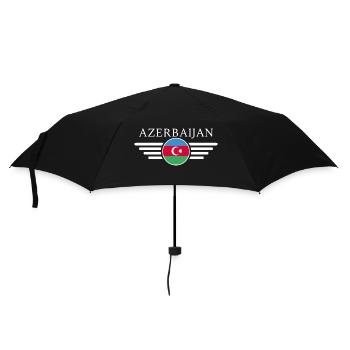 T-shirt Azerbaïdjan : élégance, culture, tradition - Parapluie standard - noir - Devant