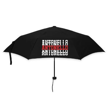 Antonello t-shirt stacked text gift t-shirt - Umbrella (small) - black - Front