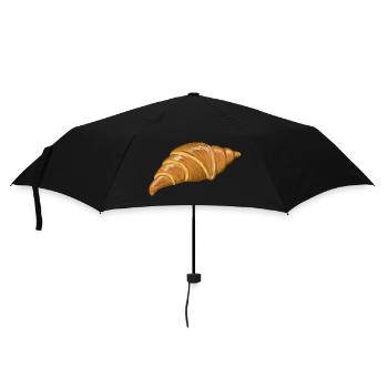Illustration du croissant doré du lever du soleil - Parapluie standard - noir - Devant