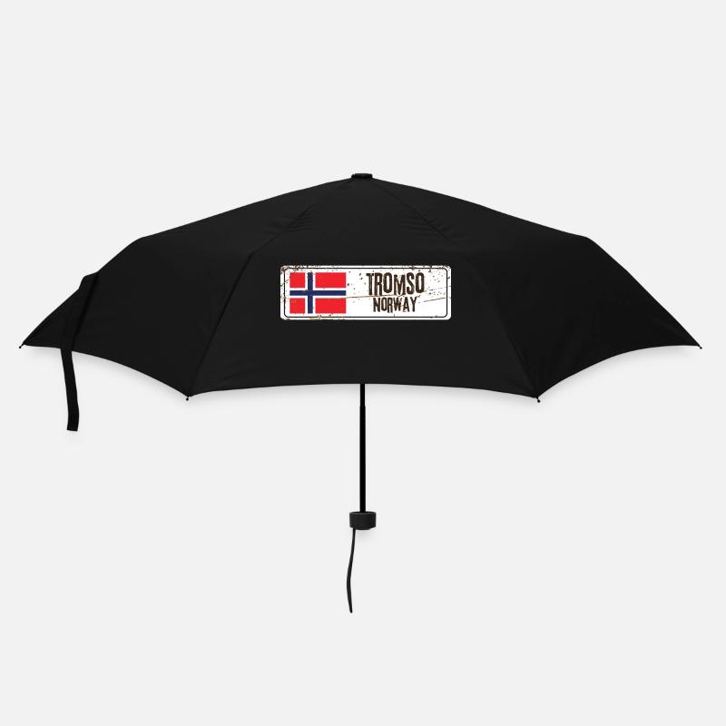 Tromsø, Norvège - Parapluie standard - noir