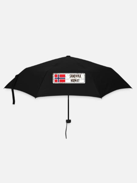 Sandvika Norway - Umbrella (small) - black