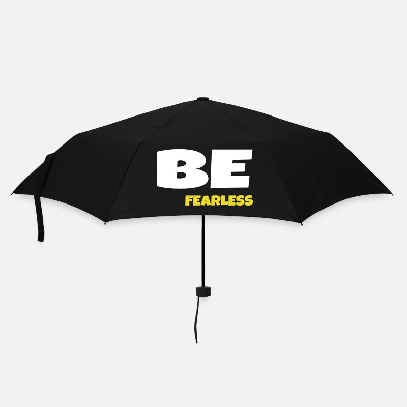 Soyez intrépide - Parapluie standard - noir