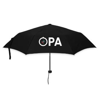 Opa Großvater Kompass Expedition Geschenkidee - Regenschirm (klein) - Schwarz - Vorne