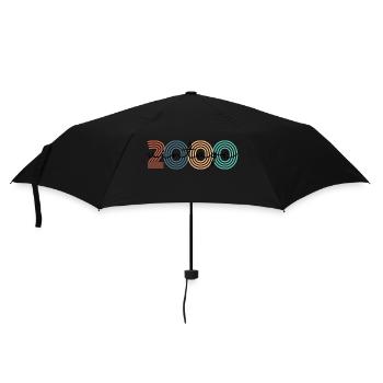 2000 Vintage Retro - Umbrella (small) - black - Front