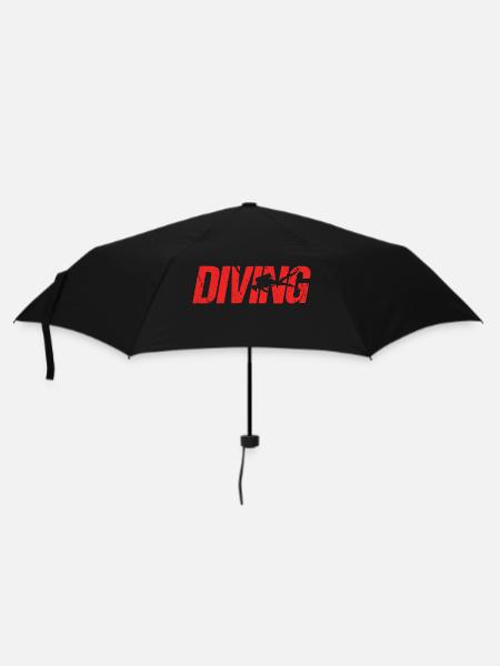 Plongée - Cadeau Plongeur - Parapluie standard - noir
