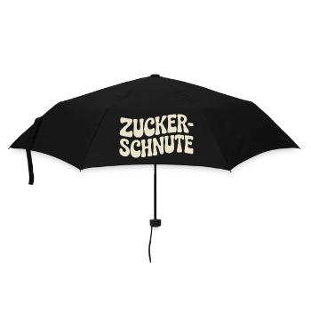 Museau sucré Dent sucrée Chocolat Sucre Museau - Parapluie standard - noir - Devant