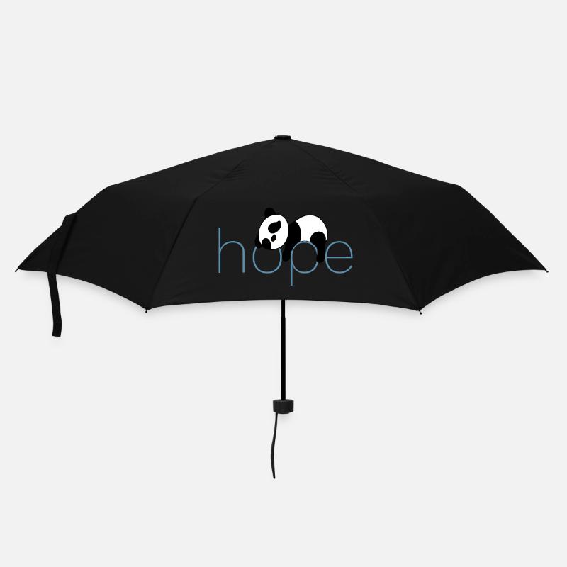 L’espoir chez les pandas - Parapluie standard - noir