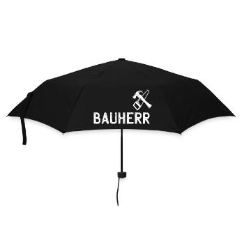 Emblème d’outil DIY pour constructeur - Parapluie standard - noir - Devant