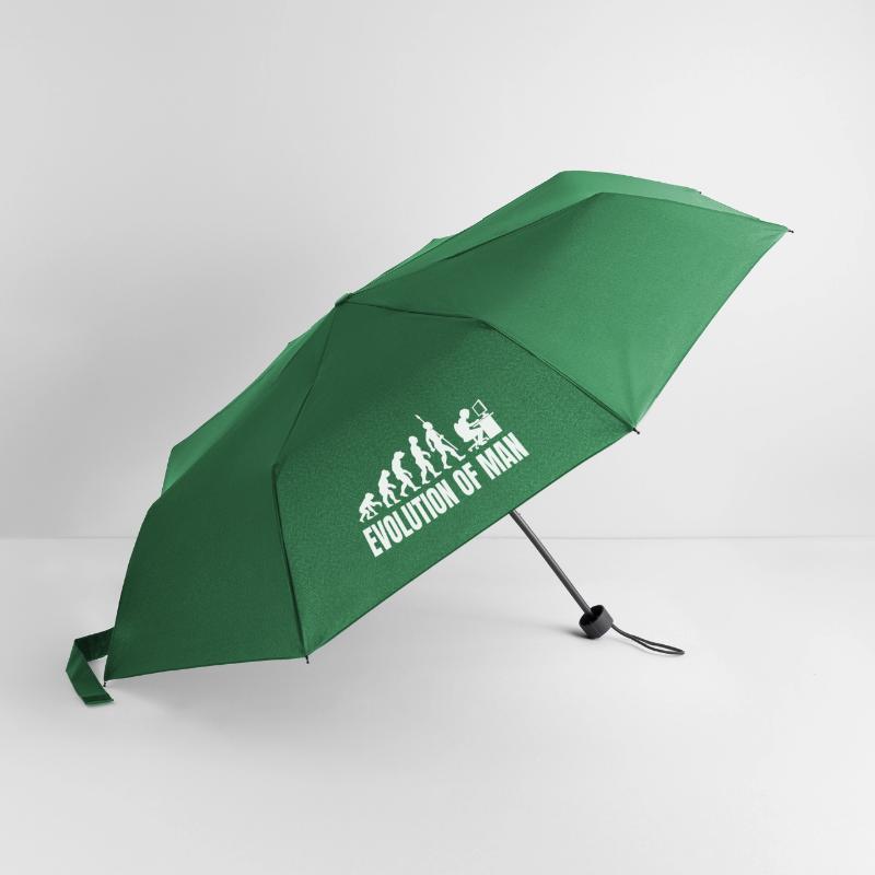 Programmer Computer Freak Evolution Retro Umbrella (small)