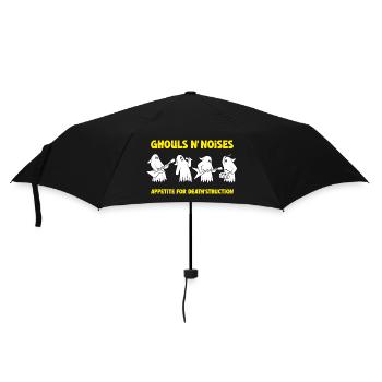 Ghost Rock Band - Regenschirm (klein) - Schwarz - Vorne