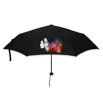 White Rabbit - Umbrella (small) - black - Front