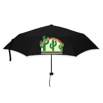 Cactus disant - Parapluie standard - noir - Devant