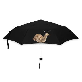 Snail Roman snail - Umbrella (small) - black - Front