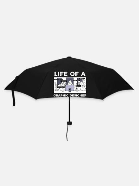 Graphiste designer graphique designer artiste - Parapluie standard - noir