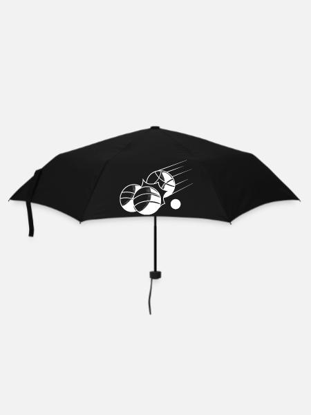 Boules de boule pour Bouler Boules Boulekugel - Parapluie standard - noir
