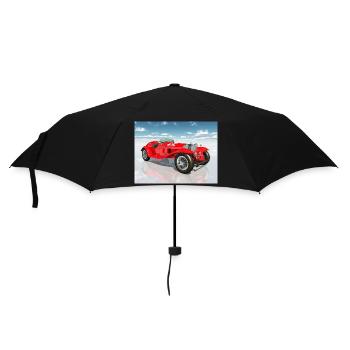 Racing cars from the 1920s - Umbrella (small) - black - Front