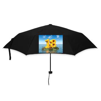 Year 18 - Umbrella (small) - black - Front