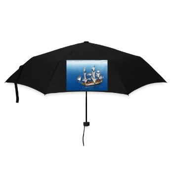 Voilier historique HMS Victory - Parapluie standard - noir - Devant