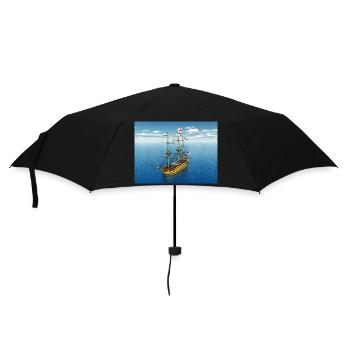 Voilier historique HMS Victory - Parapluie standard - noir - Devant