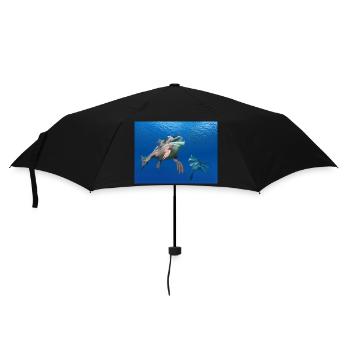 Monstrous fish - Umbrella (small) - black - Front