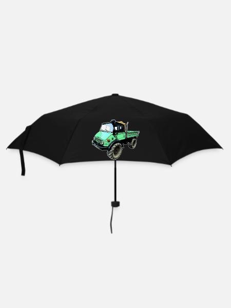 unimog 406 - Regenschirm (klein) - Schwarz