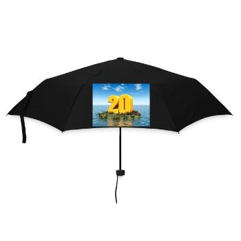 Year 20 - Umbrella (small) - black - Front