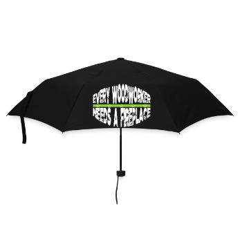 carpenter quotes tshirts bingo hall tshirts - Regenschirm (klein) - Schwarz - Vorne