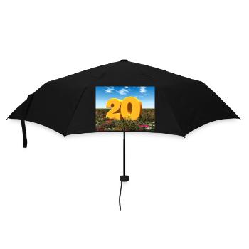 Year 20 - Umbrella (small) - black - Front