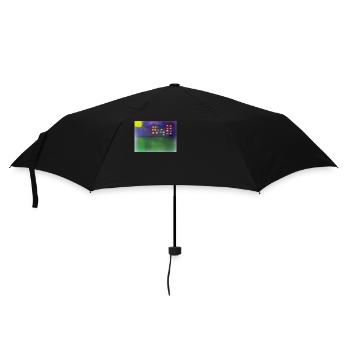 Stadt in der Dämmerung - Regenschirm (klein) - Schwarz - Vorne