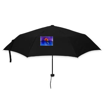 Sonnenuntergang im Meer - Regenschirm (klein) - Schwarz - Vorne