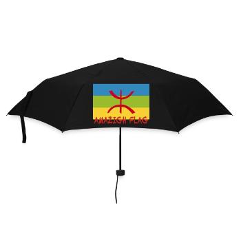 Drapeau Amazigh - drapeau berbère - Parapluie standard - noir - Devant