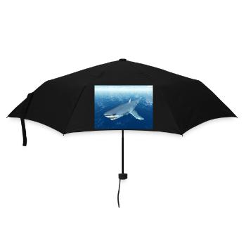 Great White Shark - Umbrella (small) - black - Front